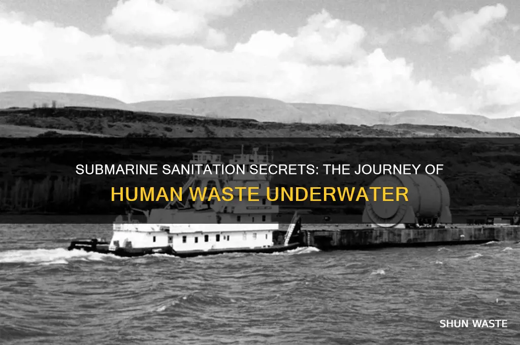 what happens to human waste on a submarine