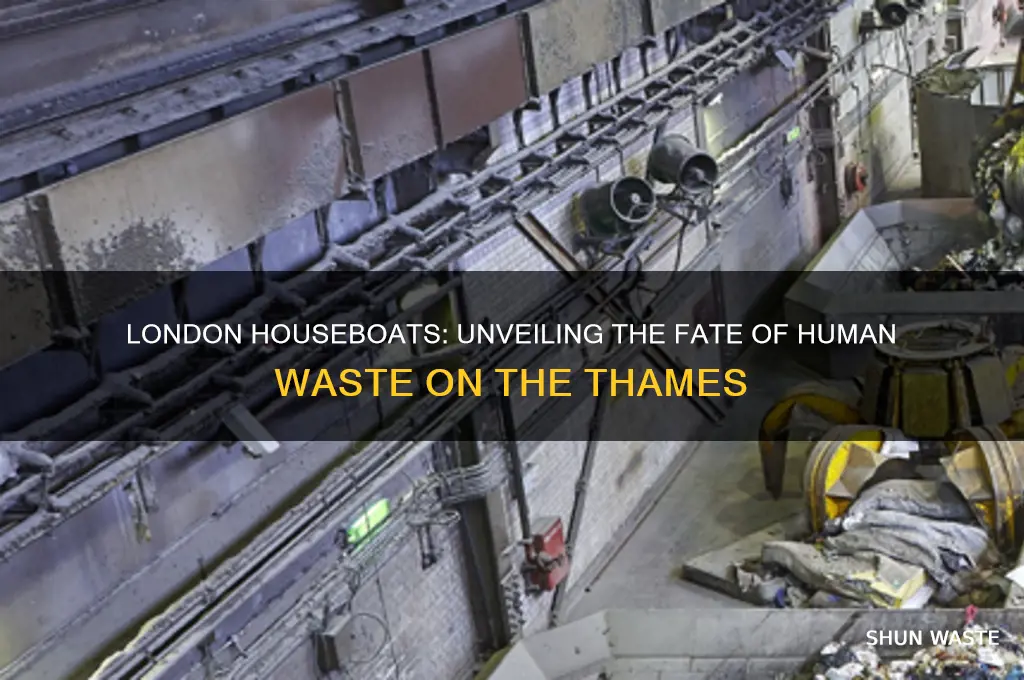 what happens to human waste with london peoples house boats