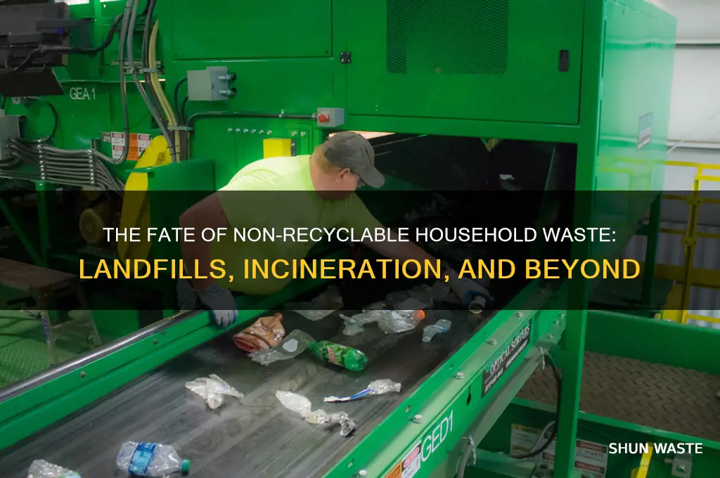 what happens to non recyclable household waste