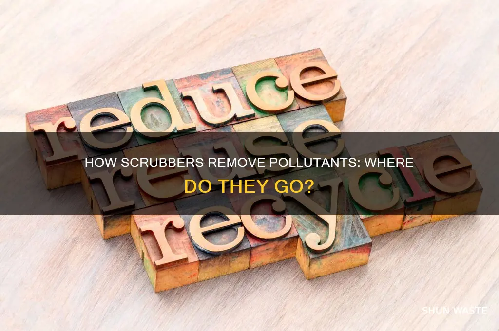what happens to pollutants that are removed by scrubbers