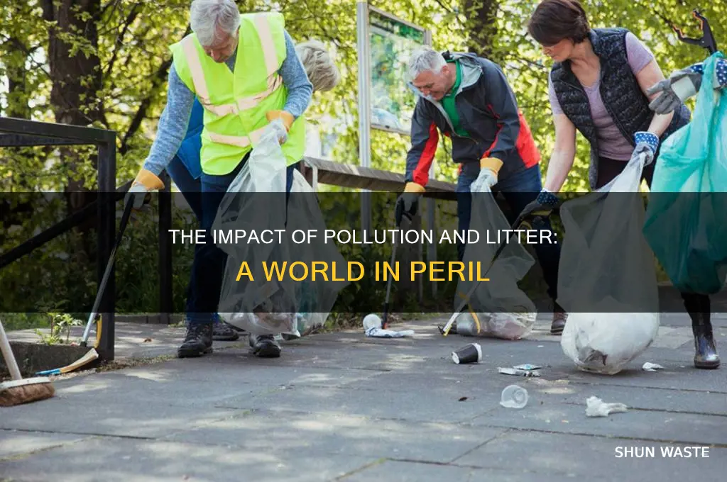 what happens to pollution and litter