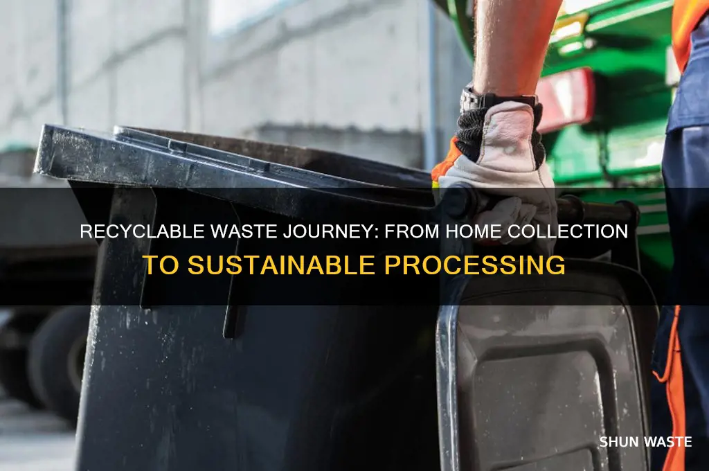 what happens to recyclable waste collected from homes