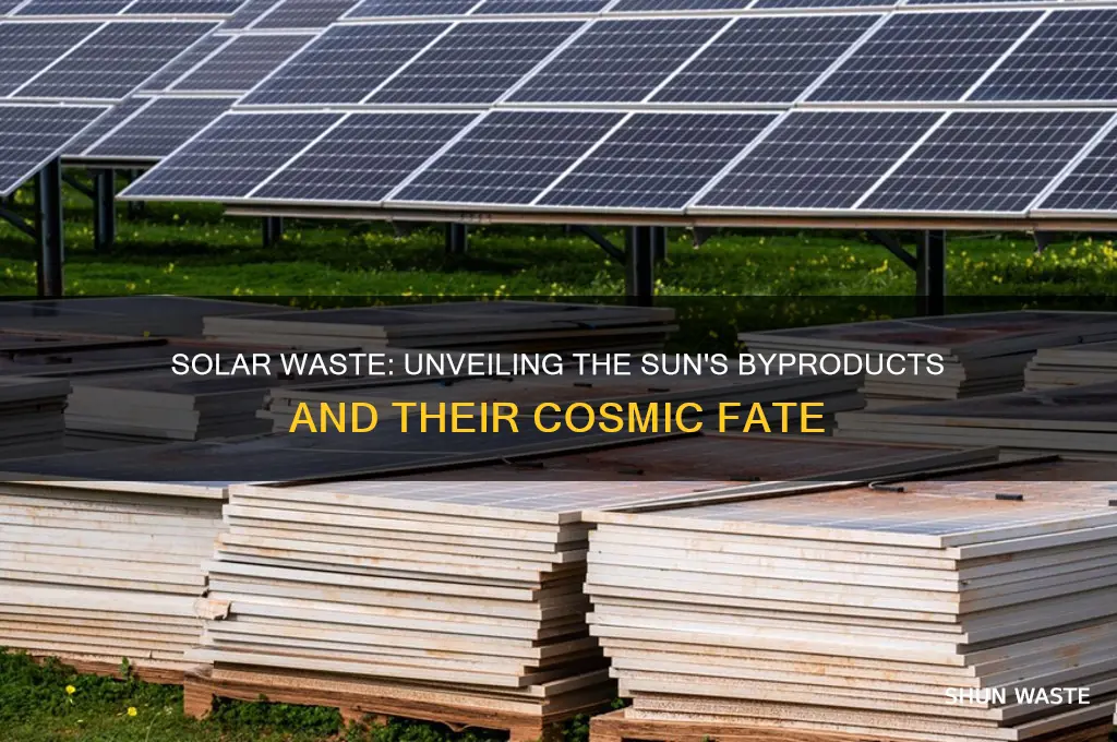 what happens to the suns waste products