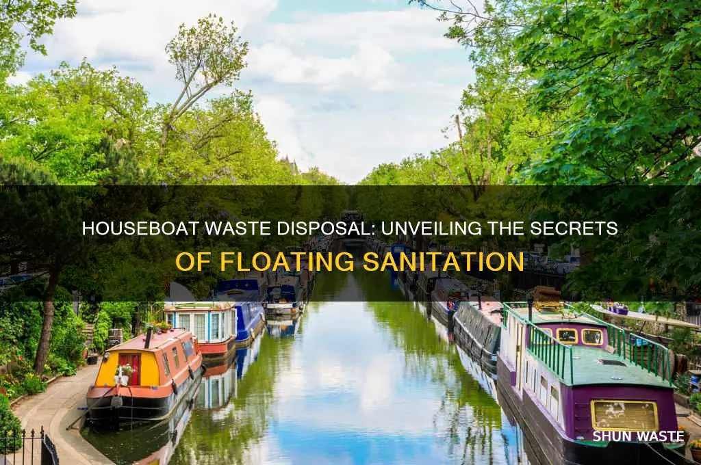 what happens to the waste on a houseboat