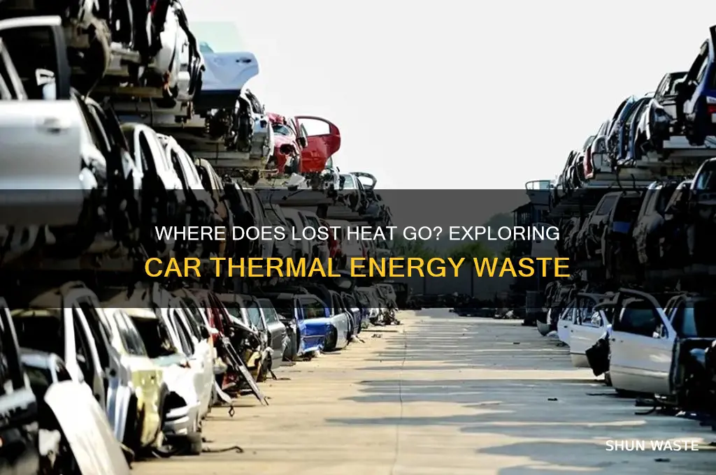what happens to the wasted thermal energy in a car