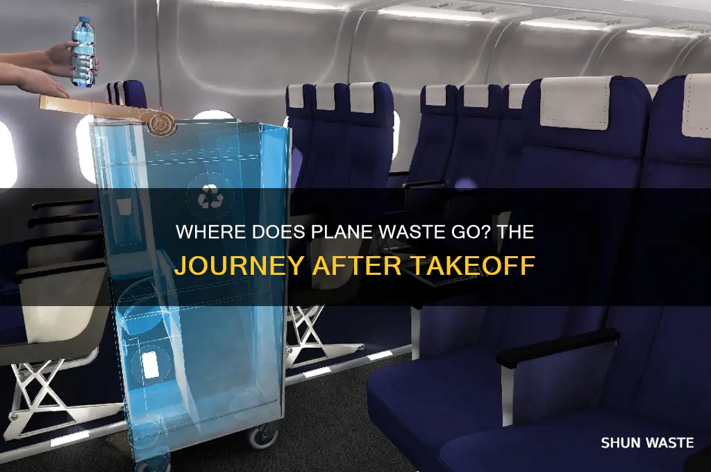 what happens to the waster after it leaves the plane
