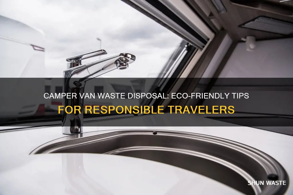 what happens to waste in camper vans