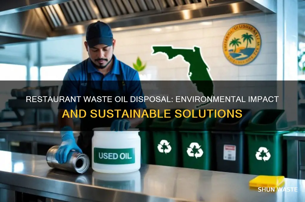what happens to waste oil in restaurants