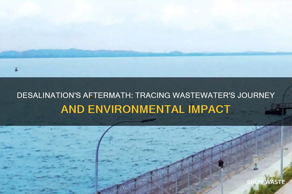 what happens to waste water after desalination