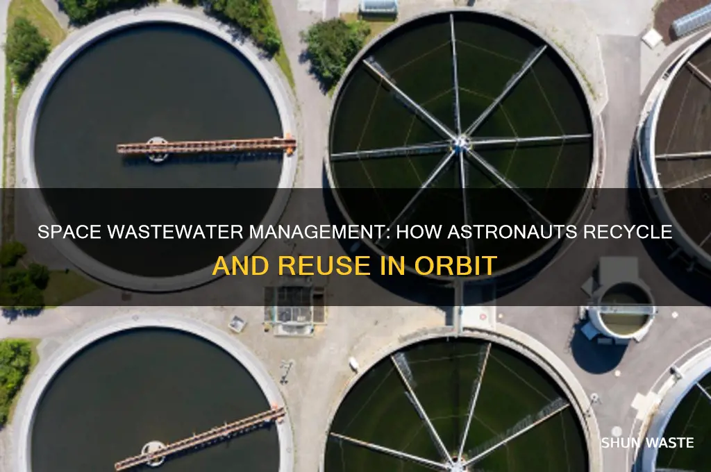 what happens to waste water in space