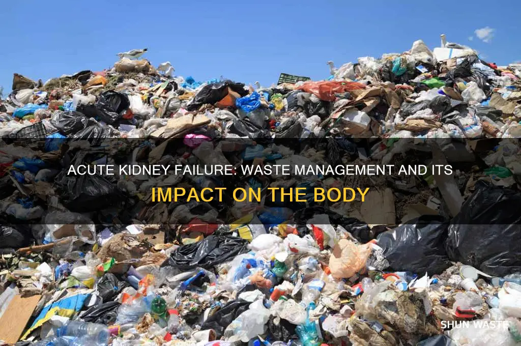 what happens to waste with acute kidney failure