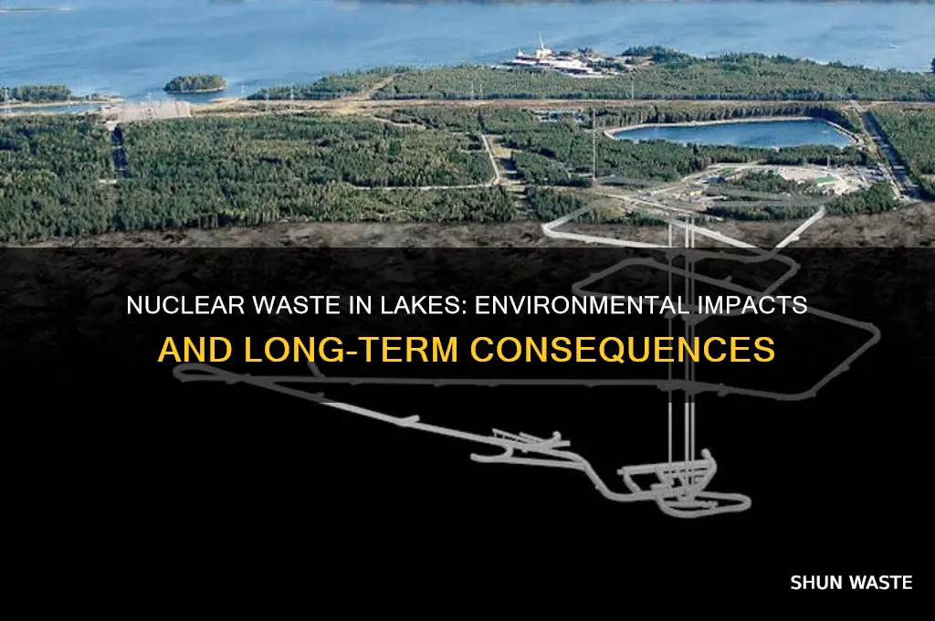 what happens when nuclear waste goes in a lake
