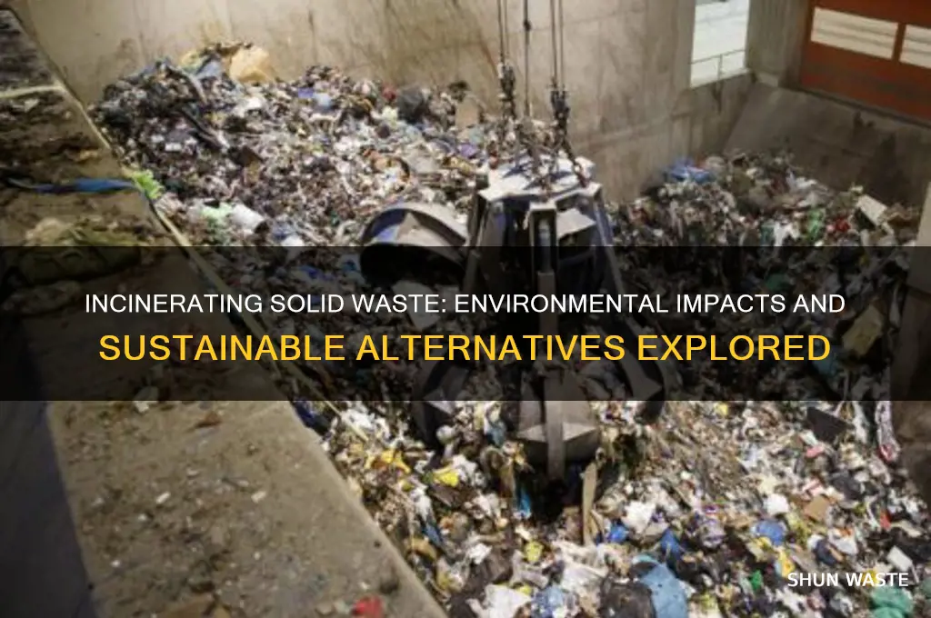 what happens when solid waste is incinerated