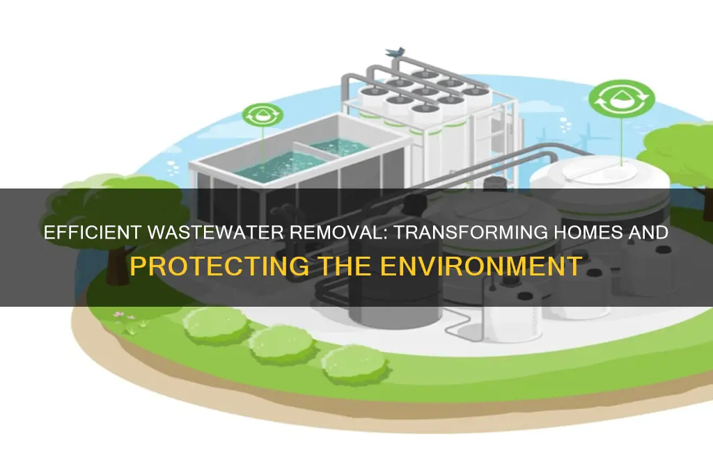 what happens when water waste is removed from homes