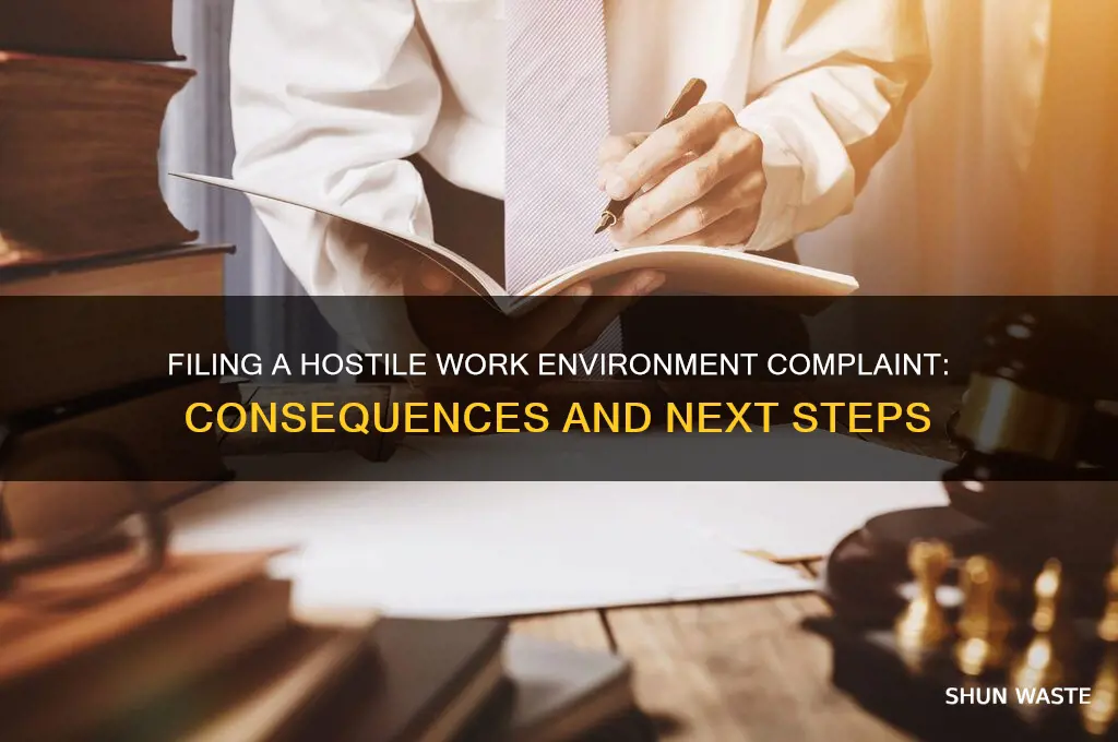 what happens when you file a hostile work environment complaint