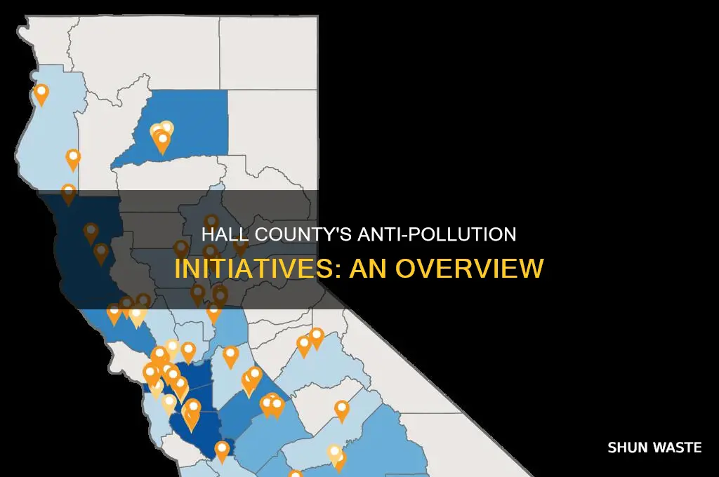 what has been done to help pollution in hall county