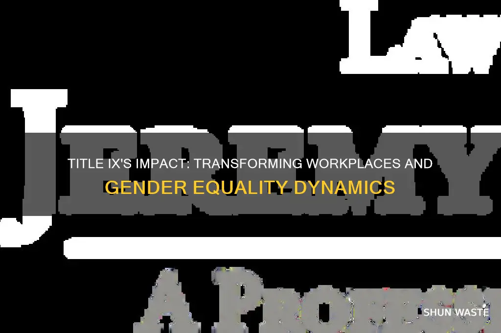 what has title ix done to the work environment
