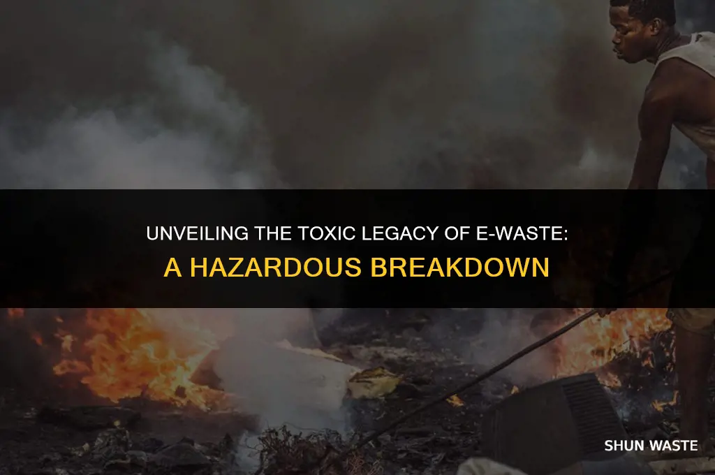 what hazardous stuff does e waste produce