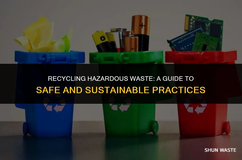 what hazardous waste can be recycled