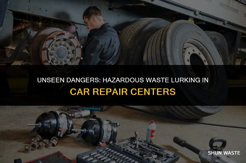 what hazardous waste is there in car repair centers