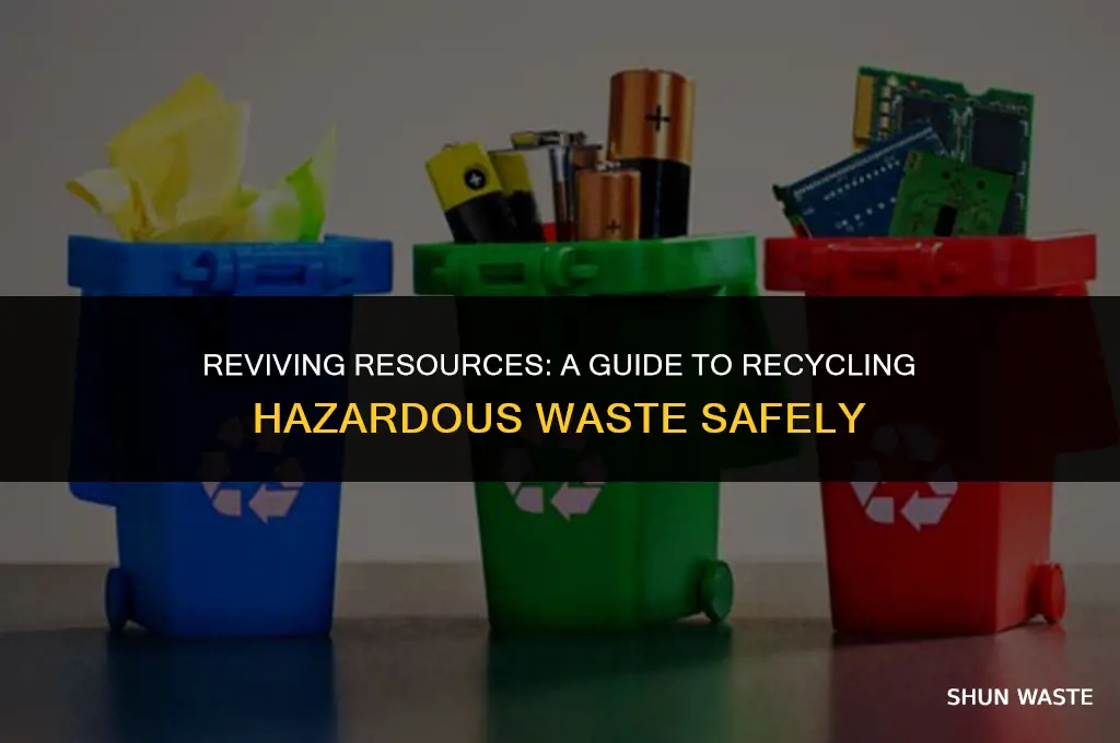 what hazerdous waste can be recycled