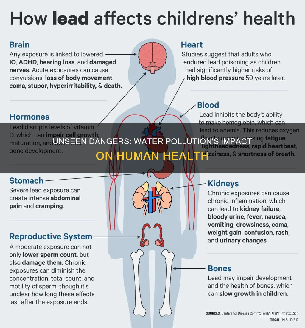 what health issues does water pollution cause