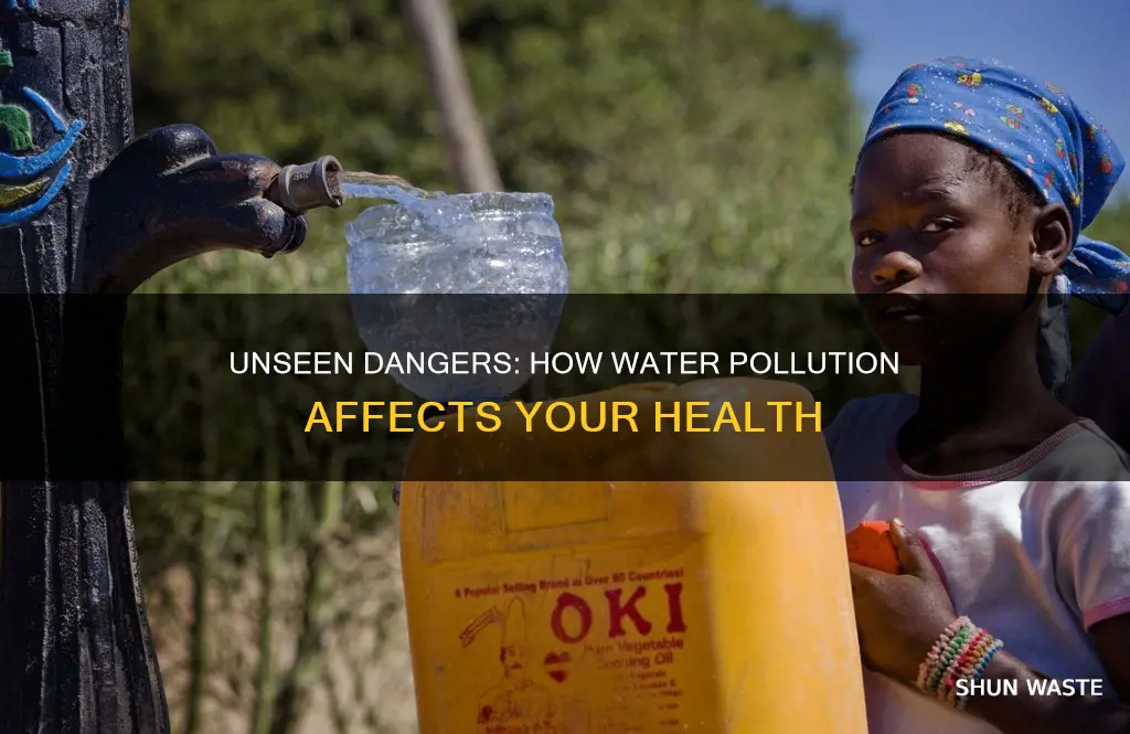 what health problems can water pollution cause