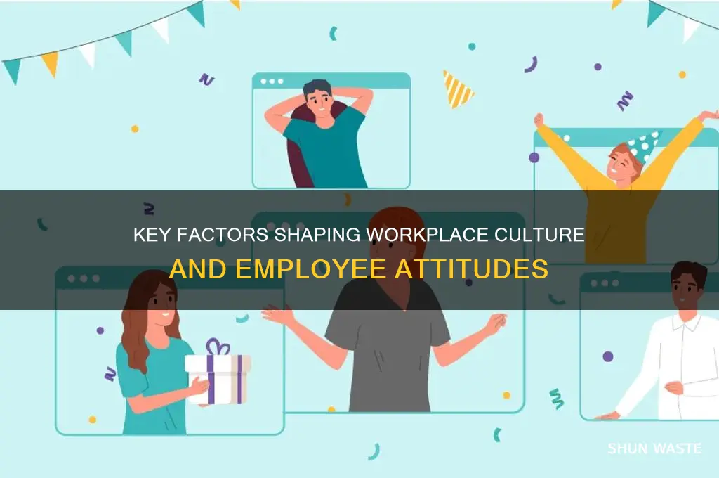 what heavily influences the general attitude of a working environment