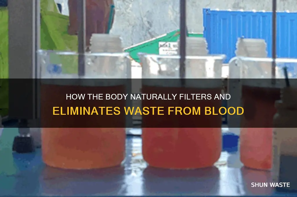 what hets waste out of blood stream