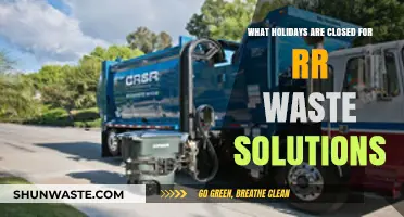 RR Waste Solutions Holiday Closures: When Services Are Unavailable