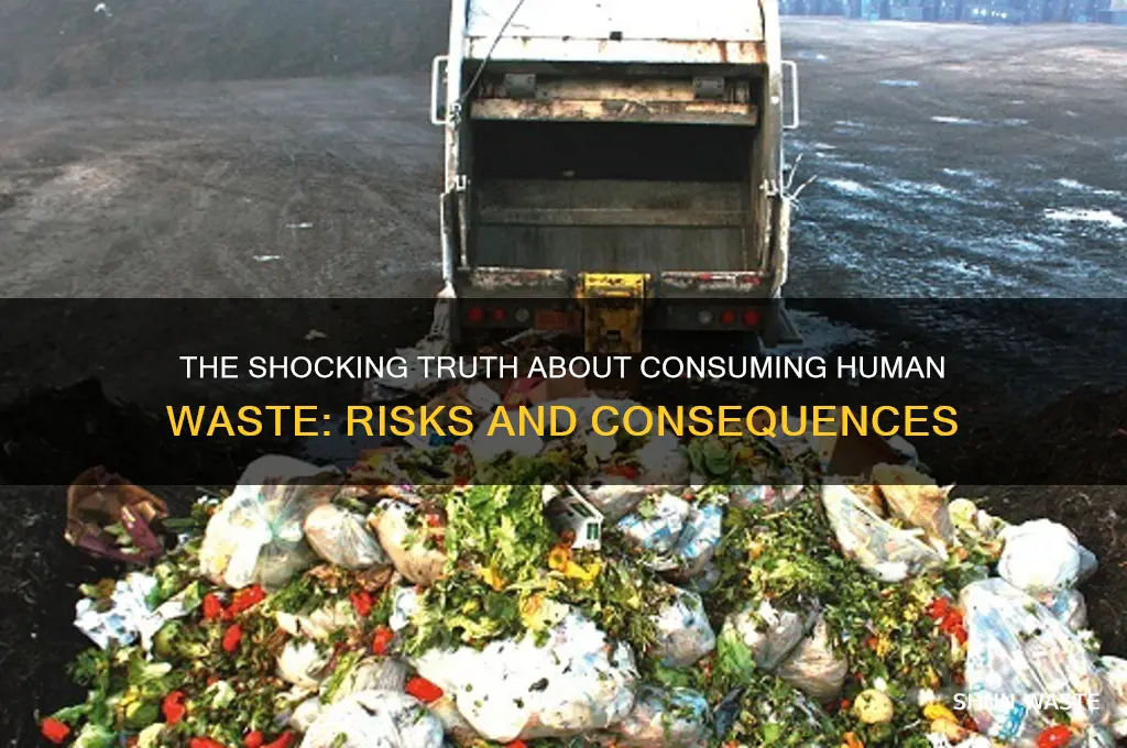 what if a person consumes human waste