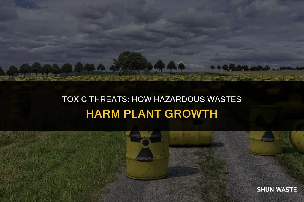 what impact do hazardous wastes have on plant growth