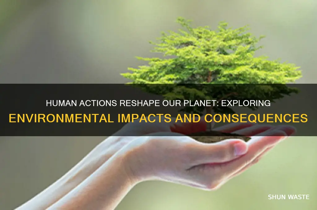 what impact do humans have on changing the environment