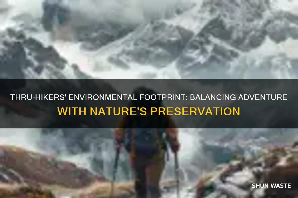 what impact do thru-hikers have on the environment