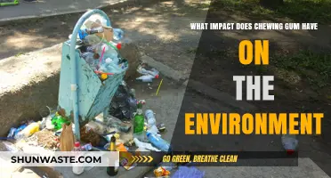 Chewing Gum's Environmental Impact: Pollution, Waste, and Sustainable Solutions