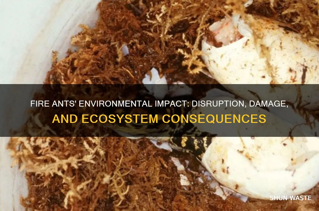 what impact does fire ants have on the environment