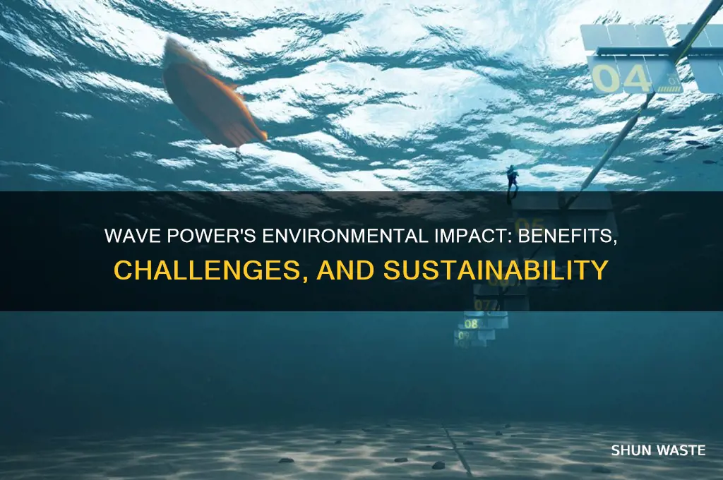 what impact does wave power have on the environment