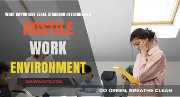 Understanding the Legal Threshold for a Hostile Work Environment