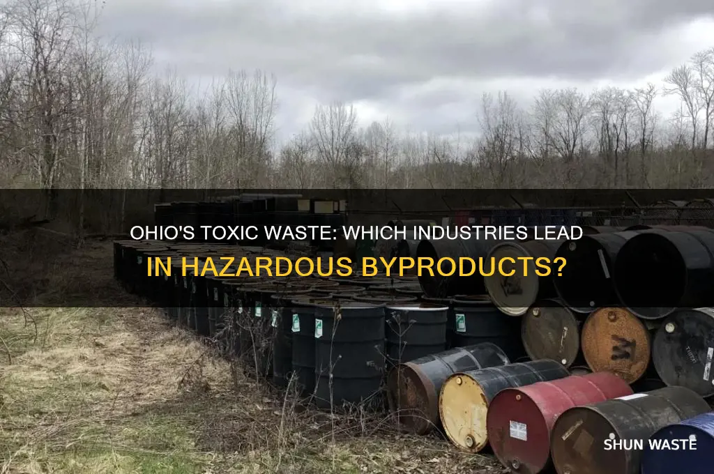 what industries produce the most toxic waste in ohio
