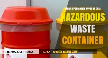 Essential Details for Hazardous Waste Containers: A Comprehensive Guide