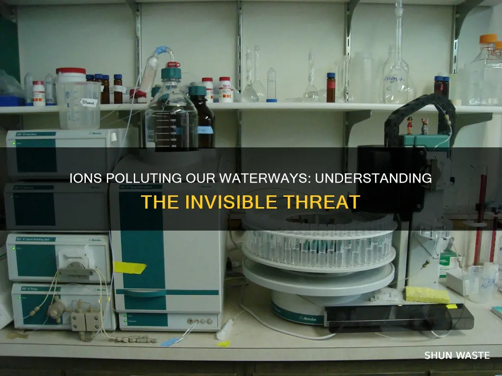 what ions are water pollutants