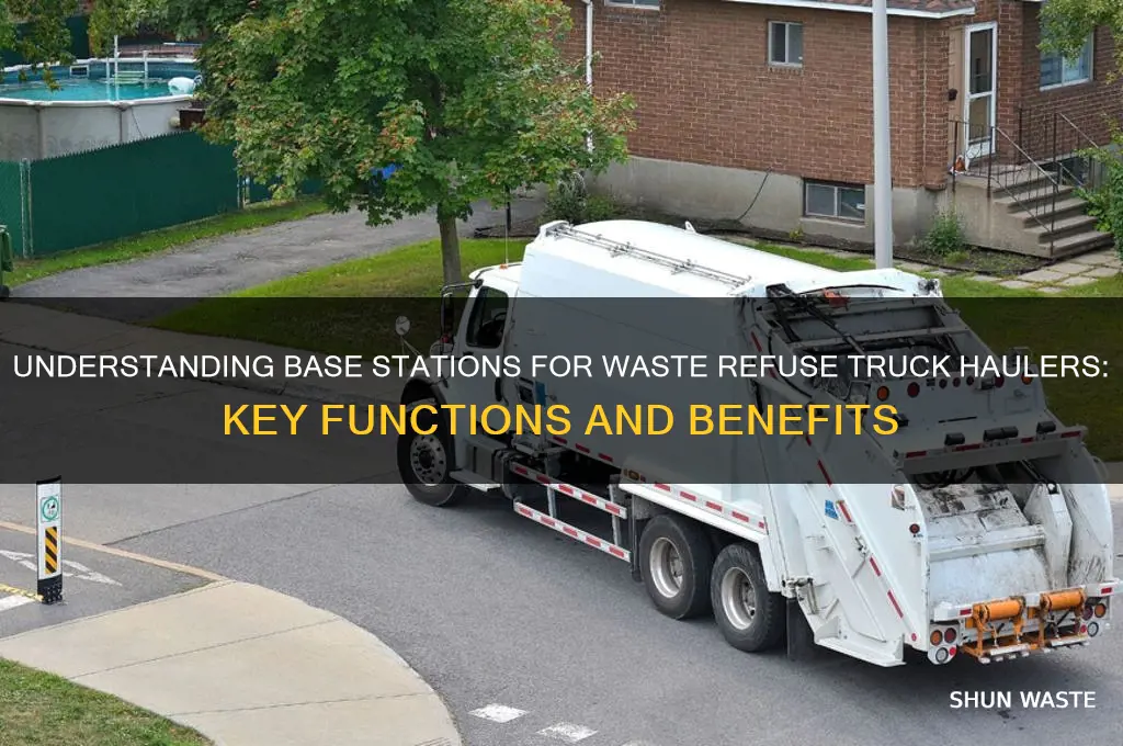what is a base station for waste refuse trucks haulers