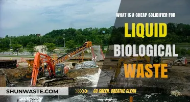 Affordable Solidifier Options for Safe Liquid Biological Waste Disposal