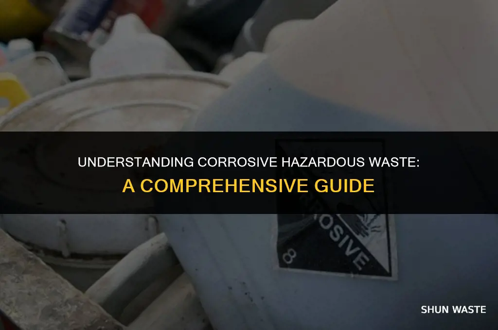 what is a corrosive hazardous waste