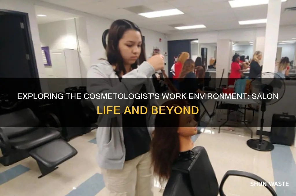 what is a cosmetologist work environment