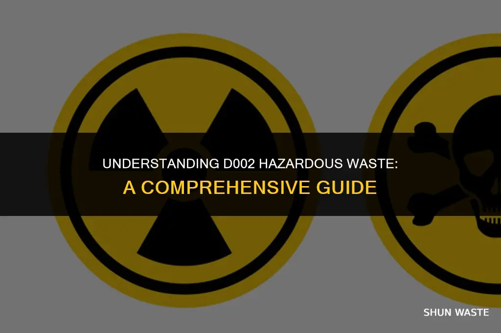what is a d002 hazardous waste