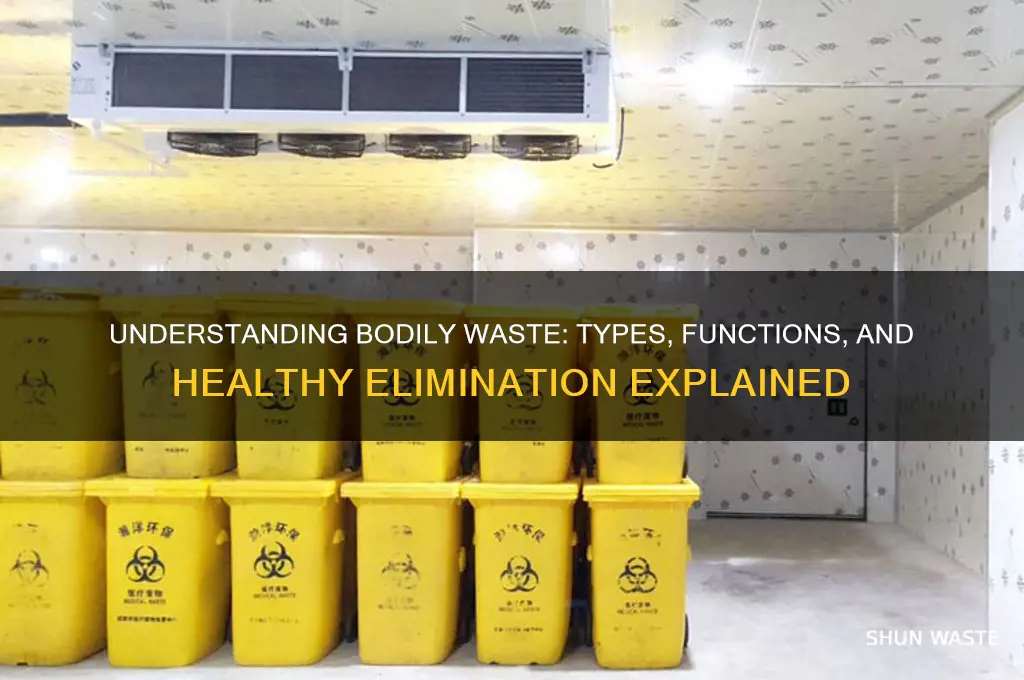 what is a form of bodily waste