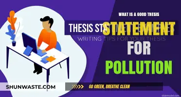Thesis Statements: Understanding Pollution's Impact