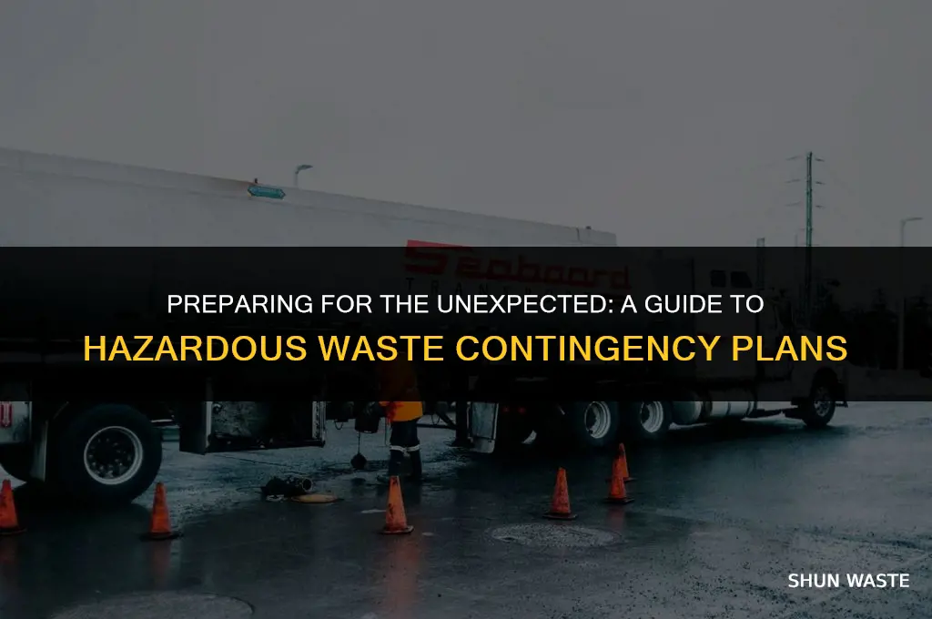what is a hazardous waste contingency plan