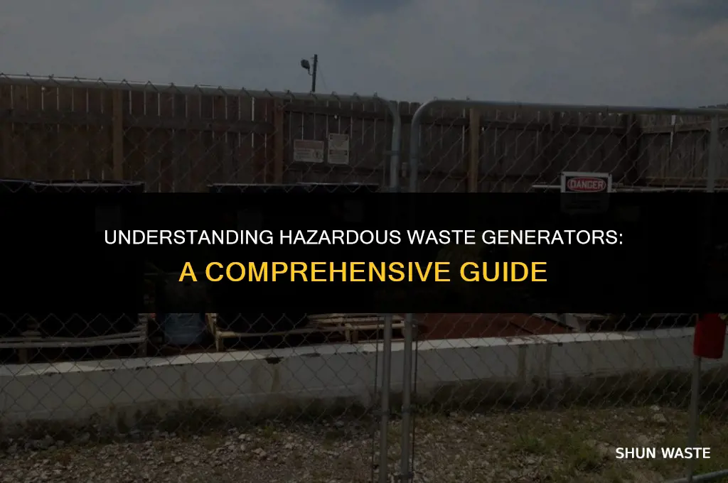 what is a hazardous waste generator